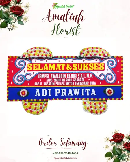 Papan Bunga Ucapan Selamat Waluran