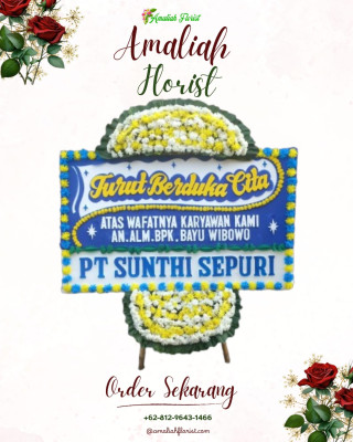 Papan Bunga Duka di Waluran