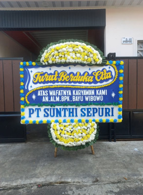 Papan Bunga Duka di Waluran